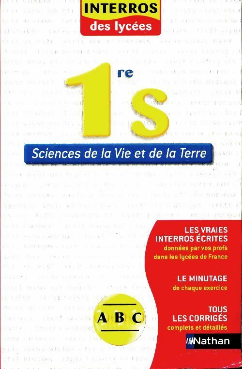 Livrenpoche : Sciences de la vie et de la terre 1ère S - Nathalie Bouches-Noris - Livre