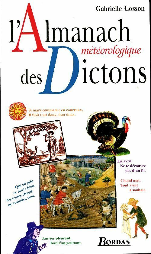 Livrenpoche : Almanach des dictons météorologiques - Gabrielle Cosson - Livre