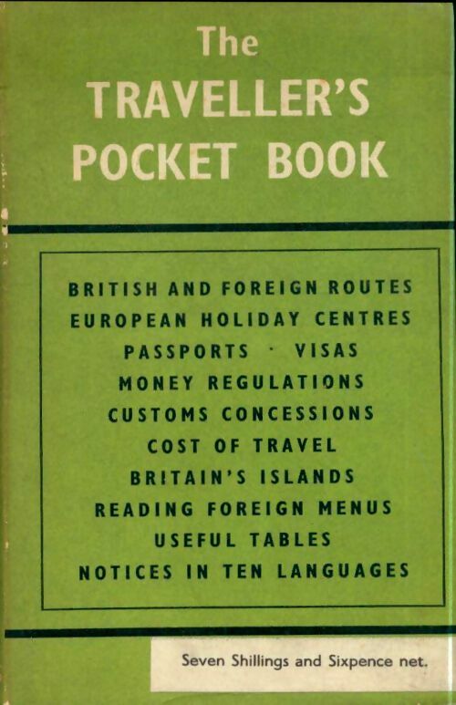 Livrenpoche : The Traveller's pocket book - Carlton Wallace - Livre