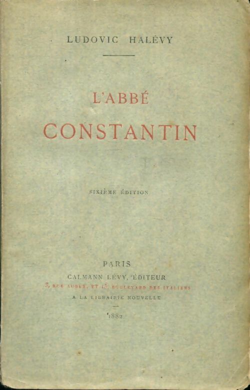 Livrenpoche : L'Abbé Constantin - Ludovic Halévy - Livre