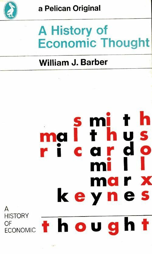Livrenpoche : A history of economic thought - William J Barber - Livre
