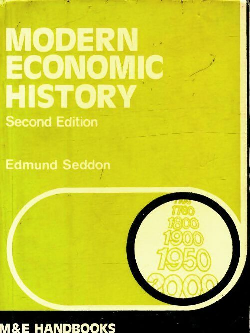 Livrenpoche : Modern economic history - Edmund Seddon - Livre