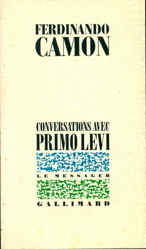 Livrenpoche : Conversations avec Primo Levi - Ferdinando Camon - Livre