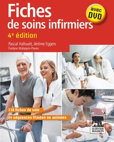 Livrenpoche : Fiches de soins infirmiers : Avec DVD - Pascal Hallouët - Livre