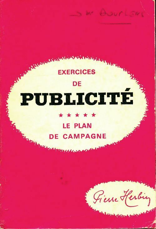 Livrenpoche : Exercices de publicité : Le plan de campagne - Pierre Herbin - Livre