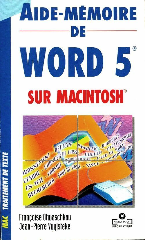 Livrenpoche : Aide-mémoire de Word 5 sur Macintosh - J.P. Vuylsteke - Livre