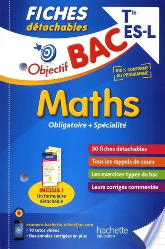 Livrenpoche : Maths Terminale ES, L - Dominique Dejean - Livre