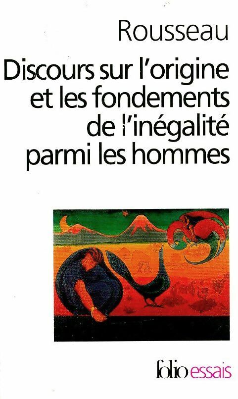 Livrenpoche : Discours sur l'origine et les fondements de l'inégalité parmi les hommes - Jean-Jacques Rousseau - Livre