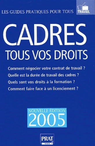 Livrenpoche : Cadres : Tous vos droits - Brigitte Vert - Livre
