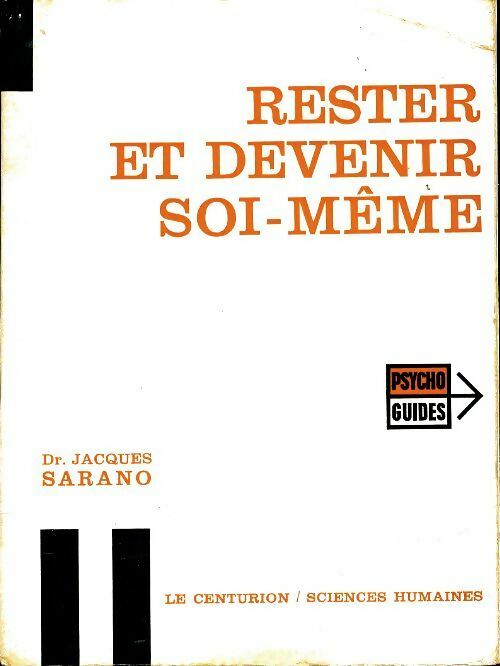 Livrenpoche : Rester et devenir soi-même - Jacques Sarano - Livre