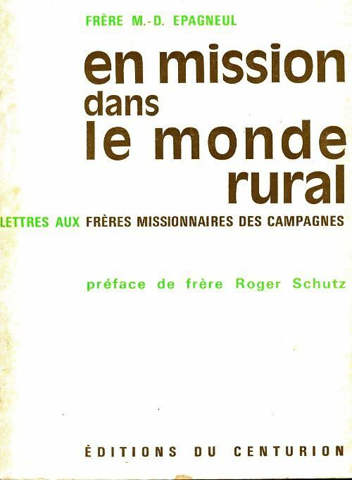 Livrenpoche : En mission dans le monde rural - Michel-Dominique Épagneul - Livre
