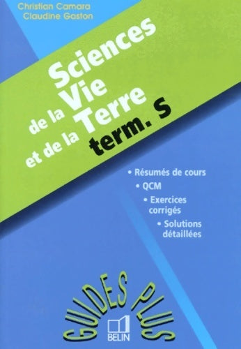 Livrenpoche : Sciences de la vie et de la terre terminale S - Christian Camara - Livre