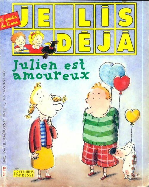 Livrenpoche : Je lis déja n°78 : Julien est amoureux - Collectif - Livre