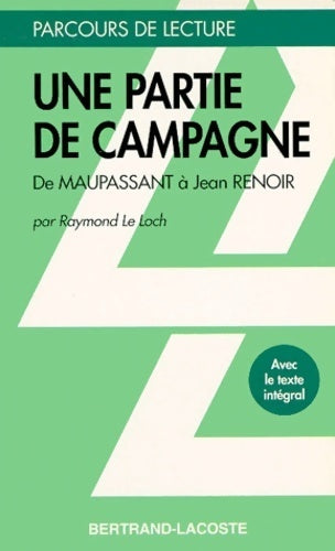 Livrenpoche : Une partie de campagne - Guy De Maupassant - Livre