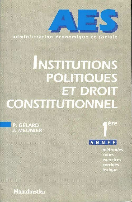 Livrenpoche : Institutions politiques et droit constitutionnel - Yves Meunier - Livre
