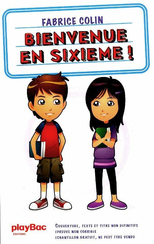Livrenpoche : Bienvenue en sixième - Fabrice Colin - Livre