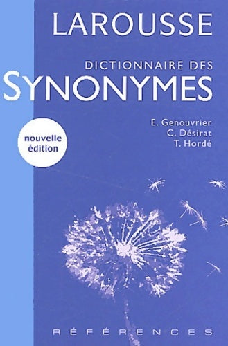 Livrenpoche : Dictionnaire des synonymes - Emile Genouvrier - Livre