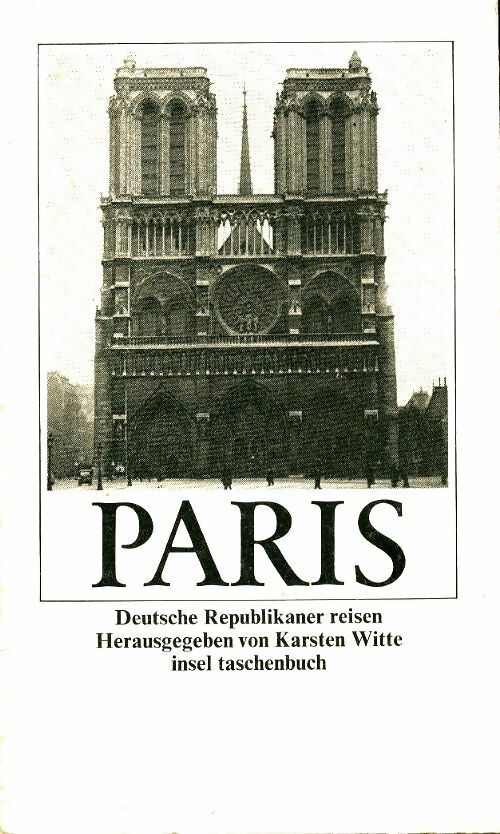 Livrenpoche : Paris : Deutsche Republikaner reisen - Collectif - Livre
