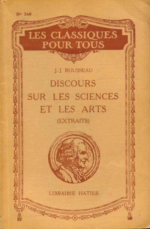 Livrenpoche : Discours sur les sciences et les arts - Jacques Rousseau - Livre
