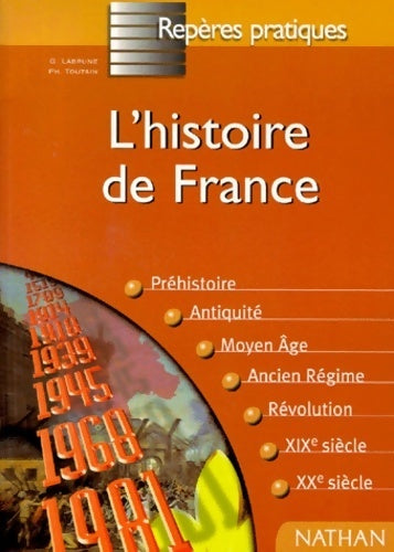 Livrenpoche : L'histoire de France - Philippe Toutain - Livre