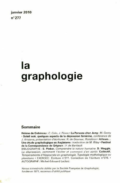 Livrenpoche : La graphologie n°277 - Collectif - Livre