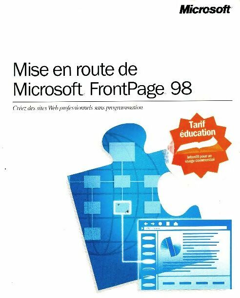 Livrenpoche : Mise en route de Microsoft FrontPage 98 - Collectif - Livre