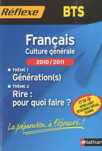 Livrenpoche : Francais BTS thèmes 2010/2011 - Isabelle Ansel - Livre