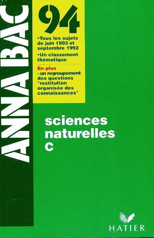 Livrenpoche : Sciences naturelles Terminales C - Collectif - Livre