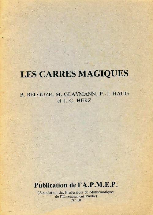 Livrenpoche : Les carrés magiques - Collectif - Livre