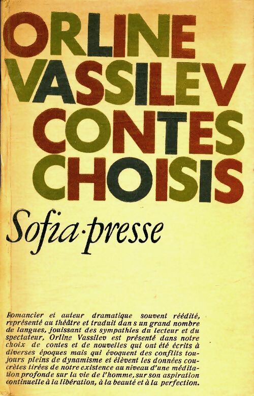 Livrenpoche : Contes choisis - Orline Vassilev - Livre