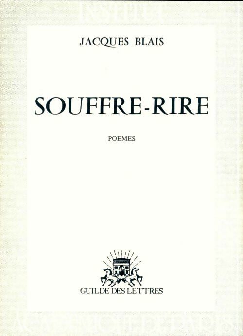 Livrenpoche : Souffre-rire - Jacques Blais - Livre