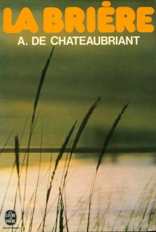 Livrenpoche : La Brière - Alphonse De Chateaubriant - Livre