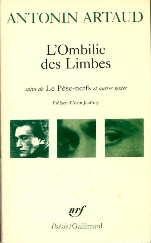 Livrenpoche : L'ombilic des limbes / Correspondances avec Jacques Rivière, etc.. - Antonin Artaud - Livre