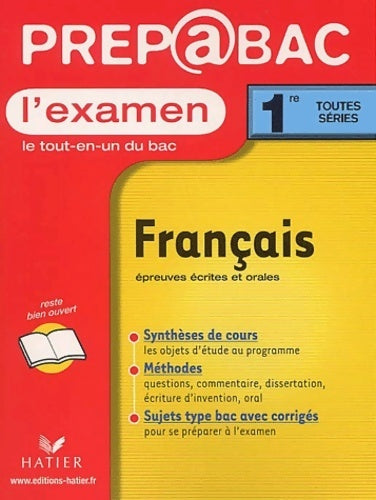 Livrenpoche : Français 1ère toutes séries - Jacques Dauvin - Livre