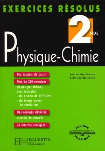 Livrenpoche : Physique chimie Seconde - Collectif - Livre