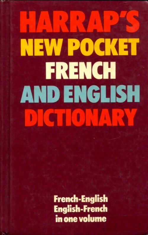 Livrenpoche : Harrap's pocket french and english dictionary - Patricia Forbes - Livre