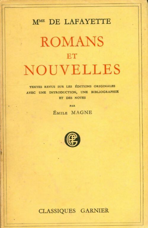 Livrenpoche : Romans et nouvelles  - Mme De Lafayette - Livre