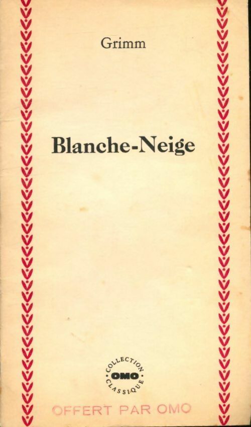 Livrenpoche : Blanche Neige - Wilhelm Grimm - Livre