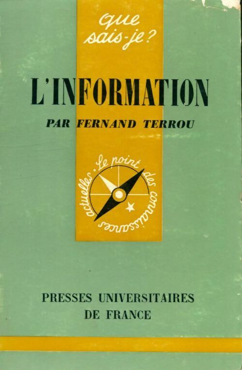 Livrenpoche : L'information - Fernand Terrou - Livre