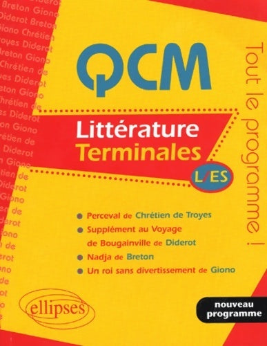 Livrenpoche : QCM Littérature Terminales L, ES - Collectif - Livre