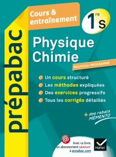Livrenpoche : Physique-chimie 1ère S - Joël Carrasco - Livre