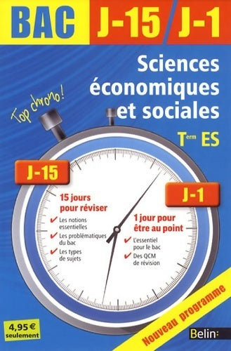Livrenpoche : Sciences économiques et sociales Terminale ES  - Claude Garcia - Livre