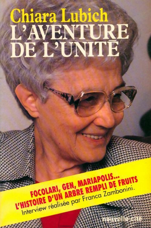 Livrenpoche : L'aventure de l'unité - Chiara Lubich - Livre