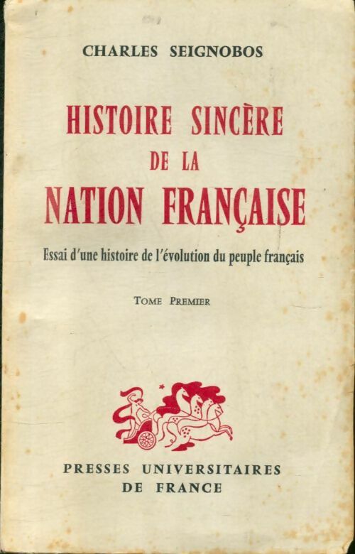 Livrenpoche : Histoire sincère de la nation française - C. Seignobos - Livre