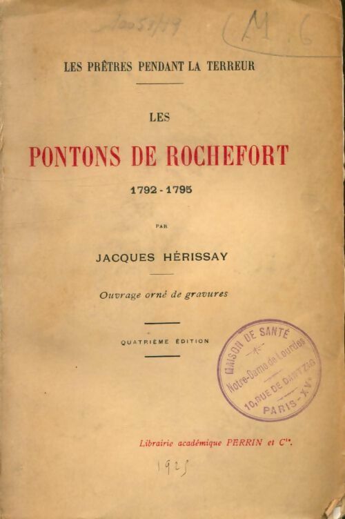 Livrenpoche : Les pontons de Rochefort 1792-1795 - Jacques Hérissay - Livre