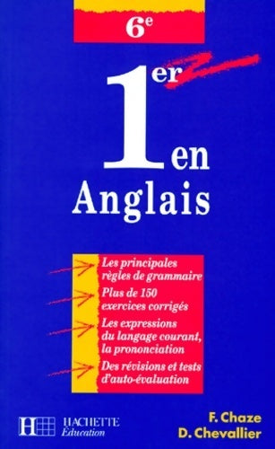 Livrenpoche : 1er en anglais 6e - Françoise Chaze - Livre