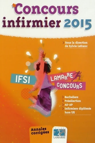 Livrenpoche : Concours infirmier 2015 - Sylvie Lefranc - Livre