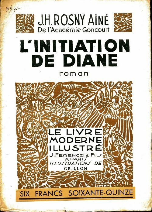 Livrenpoche : L'initiation de Diane - ainé Joseph-Henry - Livre