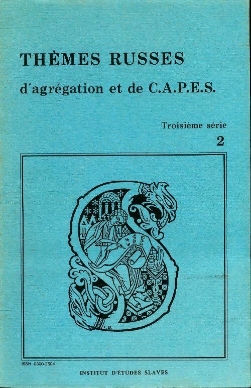 Livrenpoche : Thèmes russes d'agrégation et de CAPES 3ème série Tome II - Jean Durin - Livre