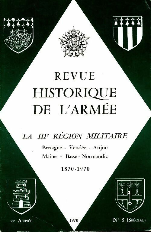 Livrenpoche : Revue historique de l'armée 1970 n°3 - Collectif - Livre